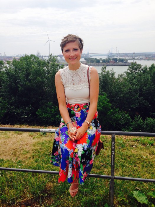 Vintage Girl bei Patricia's Hochzeit