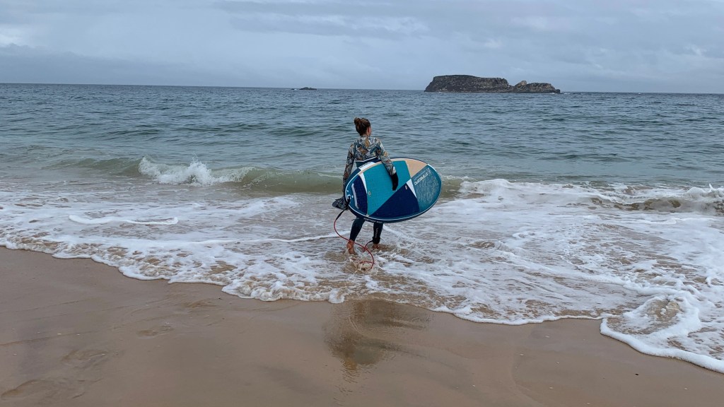 stand up paddle in Sagres mit Starboard rocket pocket