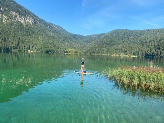 stand up paddle Zugspitze, Eibsee